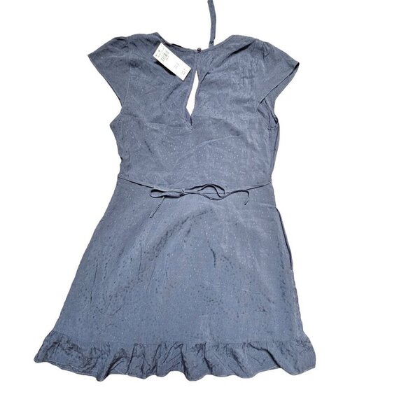 Abercrombie & Fitch Dress Prep School Flare Dress Ruffle Polka Dot Y2K SP NWT - Picture 2 of 12